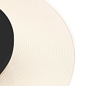 ceiling luminaire LIDO round, medium, indirect, perforated IP20, black matt dimmable