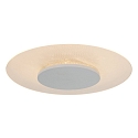 Steinhauer Plafondarmatuur LIDO groot, rond, indirect, gebr�llt IP20, wit mat dimbaar