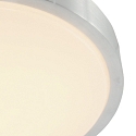 Mexlite outdoor ceiling luminaire GALAXY cylindrical, medium, switchable IP44, steel brushed 