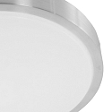 Mexlite outdoor ceiling luminaire GALAXY cylindrical, medium, switchable IP44, steel brushed 