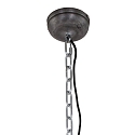 pendant luminaire BIKKEL - � 52CM 1 flame, large E27 IP20, brown, pied dimmable