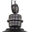 Steinhauer pendant luminaire BIKKEL - � 52CM 1 flame, large E27 IP20, black matt dimmable