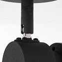 spot NATASJA 1 flame, Dim-To-Warm, adjustable GU10 IP20, steel brushed dimmable