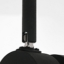 spotlight bar NATASJA 2 flames, Dim-To-Warm, adjustable GU10 IP20, steel brushed dimmable