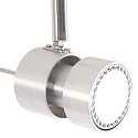 Steinhauer spotlight bar NATASJA 3 flames, long, Dim-To-Warm, adjustable GU10 IP20, steel brushed dimmable
