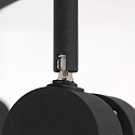 spotlight bar NATASJA 3 flames, long, Dim-To-Warm, adjustable GU10 IP20, steel brushed dimmable