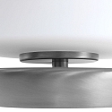 Steinhauer table lamp ANCILLA round, short, with touch dimmer G9 IP20, steel brushed dimmable