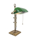 table lamp ANCILLA long, adjustable, with pull switch chain E27 IP20, brushed bronze 