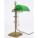Steinhauer table lamp ANCILLA long, adjustable, with pull switch chain E27 IP20, brushed bronze 