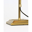 Steinhauer table lamp ANCILLA long, adjustable, with pull switch chain E27 IP20, brushed bronze 