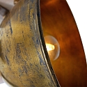 Mexlite Plafondarmatuur GEARWOOD 1-vlams, instelbaar E27 IP20, brons, antiek dimbaar