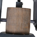 Mexlite Plafondarmatuur GEARWOOD 2-vlams, instelbaar E27 IP20, grijs, mat dimbaar