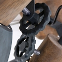Mexlite Plafondarmatuur GEARWOOD 2-vlams, instelbaar E27 IP20, grijs, mat dimbaar