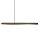 Pendelarmatuur ZELENA / 80-140CM up down, CCT Switch, instelbaar, met aanraakdimmer IP20, staal geborsteld dimbaar