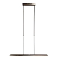 Pendelarmatuur ZELENA / 80-140CM up down, CCT Switch, instelbaar, met aanraakdimmer IP20, staal geborsteld dimbaar