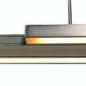 Pendelarmatuur ZELENA / 80-140CM up down, CCT Switch, instelbaar, met aanraakdimmer IP20, staal geborsteld dimbaar