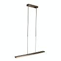 Pendelarmatuur ZELENA / 80-140CM up down, CCT Switch, instelbaar, met aanraakdimmer IP20, staal geborsteld dimbaar