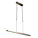 Pendelarmatuur ZELENA / 80-140CM up down, CCT Switch, instelbaar, met aanraakdimmer IP20, staal geborsteld dimbaar