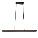 Steinhauer Pendelarmatuur ZELENA / 80-140CM up down, CCT Switch, instelbaar, met aanraakdimmer IP20, zwart mat dimbaar
