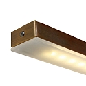 Pendelarmatuur ZELENA / 155CM up down, CCT Switch, instelbaar, met aanraakdimmer IP20, geborsteld brons dimbaar