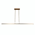 Pendelarmatuur ZELENA / 155CM up down, CCT Switch, instelbaar, met aanraakdimmer IP20, geborsteld brons dimbaar