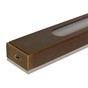 Pendelarmatuur ZELENA / 155CM up down, CCT Switch, instelbaar, met aanraakdimmer IP20, geborsteld brons dimbaar
