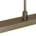 Steinhauer Pendelarmatuur ZELENA / 155CM up down, CCT Switch, instelbaar, met aanraakdimmer IP20, staal geborsteld dimbaar