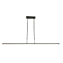 Steinhauer Steinhauer Pendant luminaire ZELENA LED, 3 flames, L:150cm, black