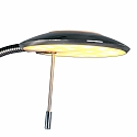 Steinhauer Steinhauer Floor lamp ZODIAC LED, 2 flames, with reading arm adjustable, steel