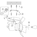 Mexlite Plafondarmatuur CARR� 1-vlams, instelbaar E27 IP20, zwart mat dimbaar