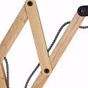 Mexlite Wandarmatuur DION met schakelaar, met stekker, instelbaar, conisch E14 IP20, zwart mat 