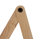 Mexlite Wandarmatuur DION met schakelaar, met stekker, instelbaar, conisch E14 IP20, zwart mat 