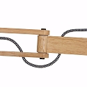 Mexlite Wandarmatuur DION met schakelaar, met scharnierende arm, met stekker, conisch E14 IP20, zwart mat 