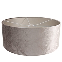 Lampenkap KAPPEN - � 50CM cilindrisch, zilver