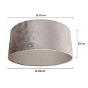 Steinhauer Lampenkap KAPPEN - � 50CM cilindrisch, zilver