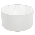 Lampenkap KAPPEN - � 40CM plat, cilindrisch, wit