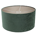 Lampenkap KAPPEN - � 40CM plat, cilindrisch, donkergroen