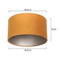 Steinhauer Lampenkap KAPPEN - � 20CM hoog, cilindrisch, goud mat, zand