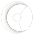 Steinhauer Lampenkap KAPPEN - � 20CM hoog, cilindrisch, wit