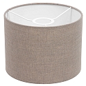 Lampenkap KAPPEN - � 20CM hoog, cilindrisch, beige, modder