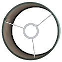 Steinhauer Lampenkap KAPPEN - � 20CM hoog, cilindrisch, donkergroen