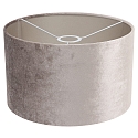 Lampenkap KAPPEN - � 30CM cilindrisch, zilver