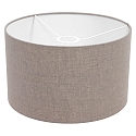 Lampenkap KAPPEN - � 30CM cilindrisch, beige, modder