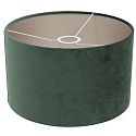 Lampenkap KAPPEN - � 30CM cilindrisch, donkergroen