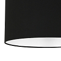 Lampenkap KAPPEN - � 40CM hoog, cilindrisch, zwart