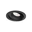 Inbouwspot RONY 1.0 - PAR16 cardanisch draaien GU10 IP20, mat, gitzwart dimbaar