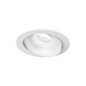 Plafondinbouwarmatuur RONY 1.0 1-vlams IP20, wit dimbaar