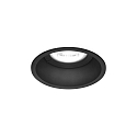 Wever & Ducr� Downlight DEEP IP44 1.0 standaard, rond, set terug GU10 IP44, zwart dimbaar