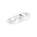 Downlight DEEP 2.0 2-vlams, instelbaar GU10 IP20, wit dimbaar