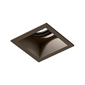 Inbouwspot PLANO 1.0 - LED 1-vlams, cardanisch draaien, met klemveren IP20, brons dimbaar
